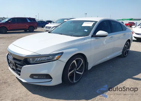2018 Honda Accord Sport из США, поврежденный, VIN 1HGCV1F38JA128537